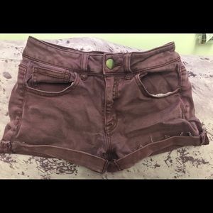 American Eagle hi-rise shorties sz 0